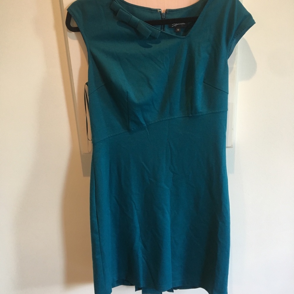 Oleg Cassini Teal dress